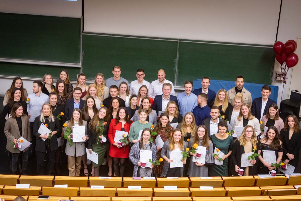 Gruppenbild Fakultätsfeier Sportwissenschaft