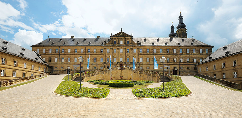 The courtyard of Kloster Banz