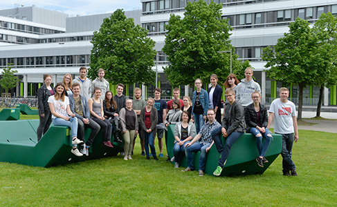 Auszubildende an der Univeristät Bielefeld