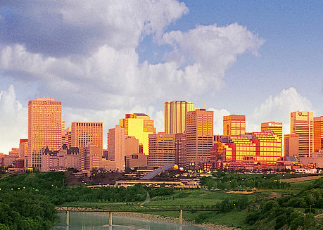 Skyline of Edmonton