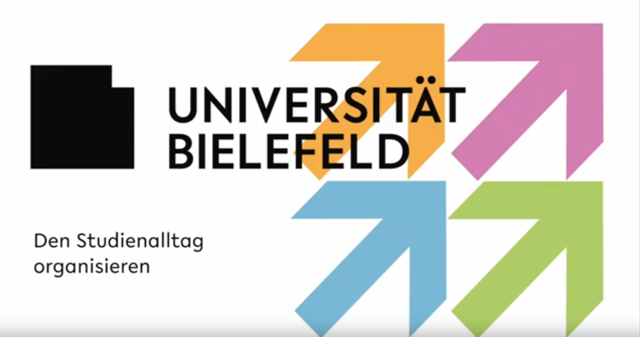 Uni Logo und Pfeile