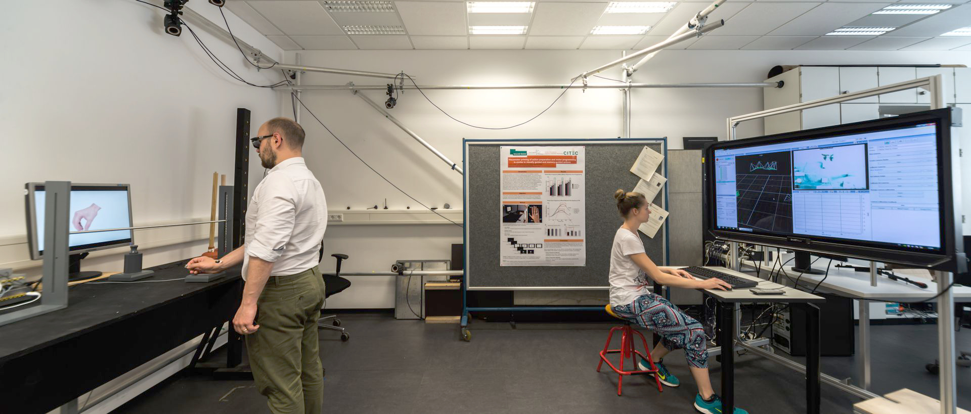 Photo from the biomechanics laboratory