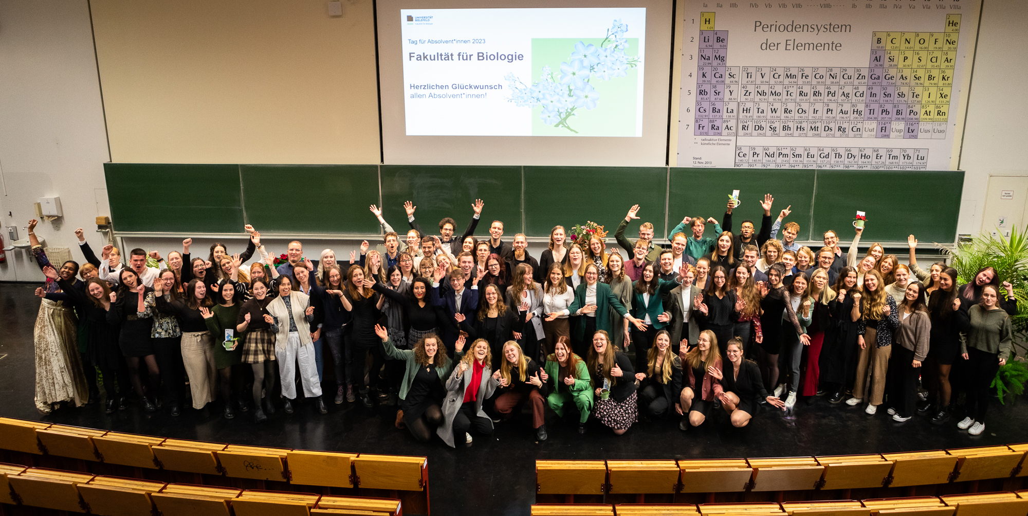 Gruppenbild Fakultätsfeier Biologie