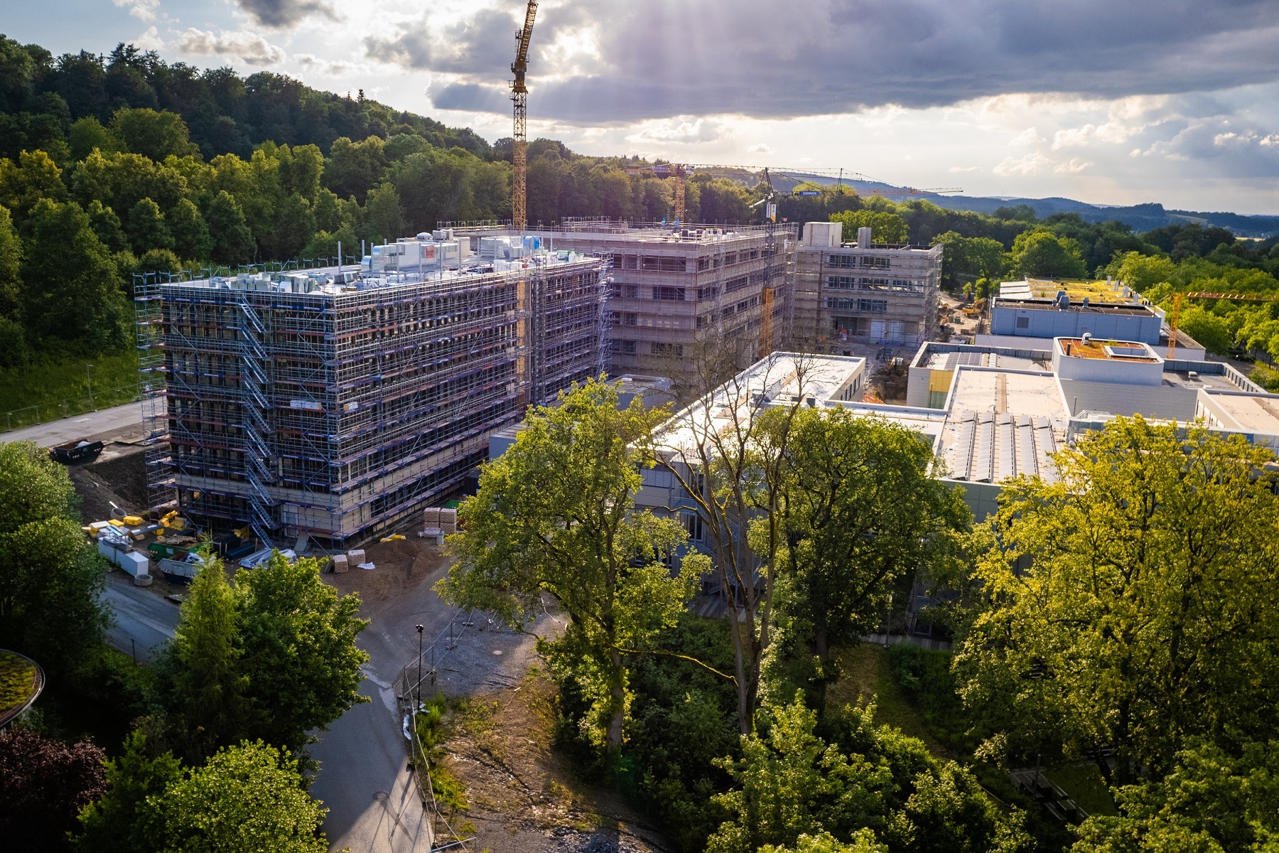 Neubau R4 bis R5 der universität Bielefeld