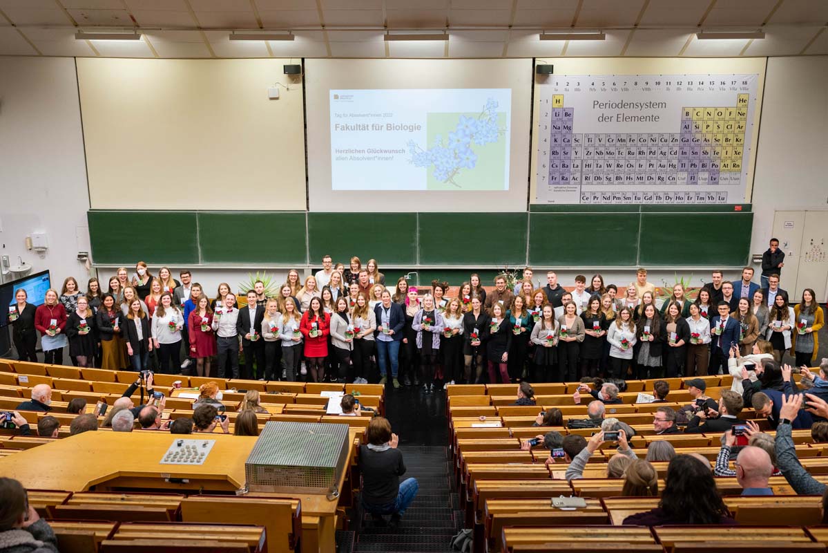 Gruppenbild Fakultätsfeier Biologie