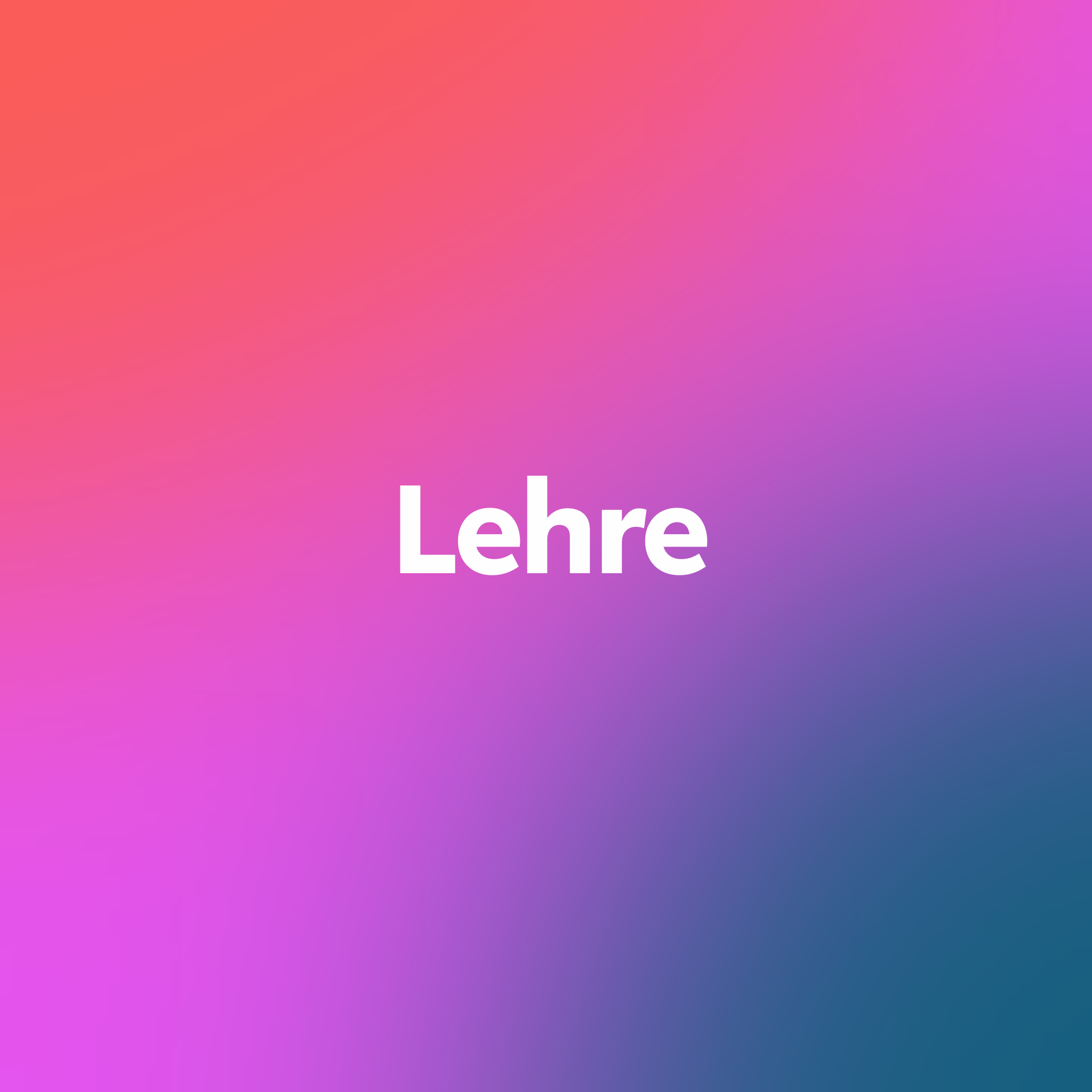 Lehre