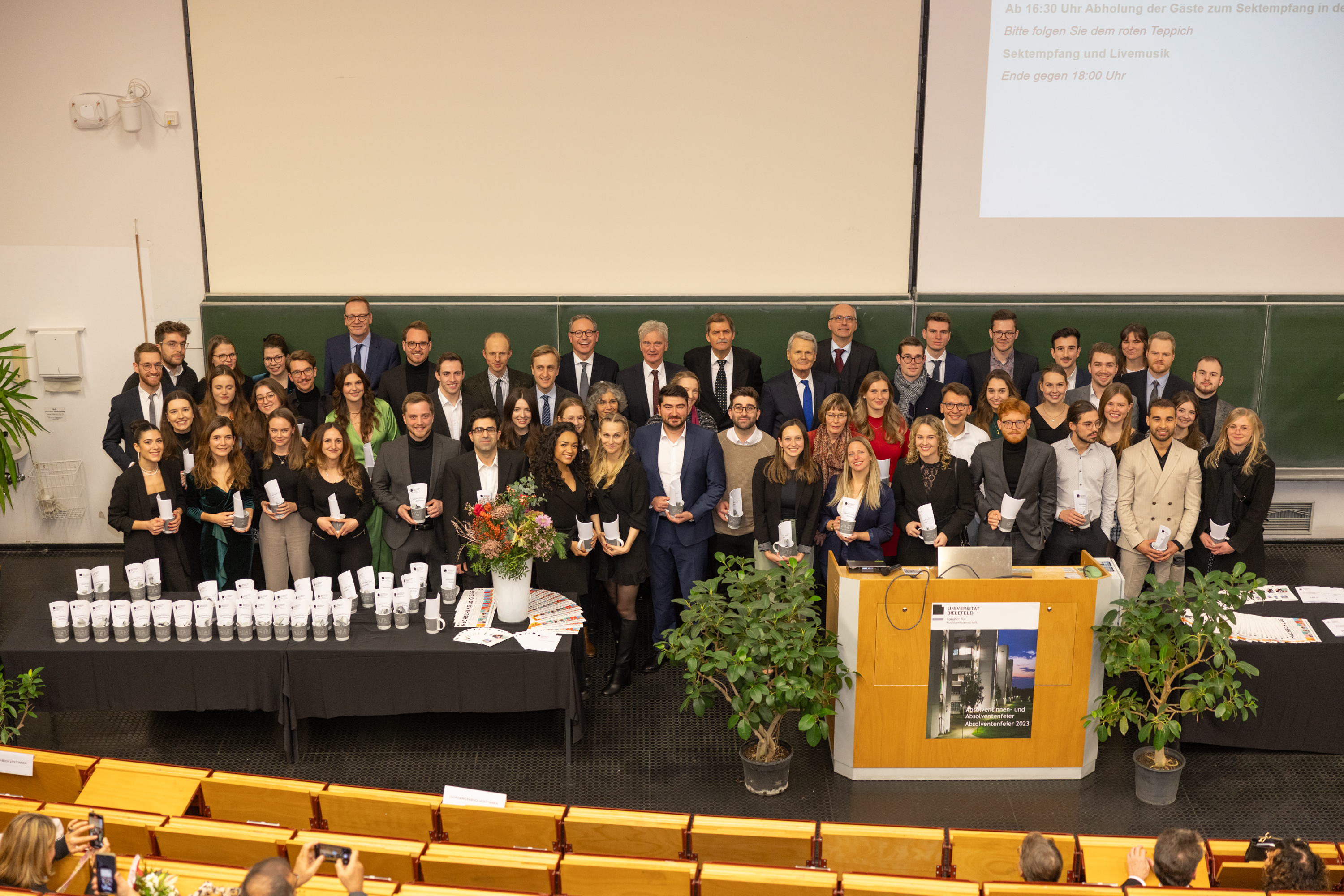 Gruppenbild Fakultätsfeier Rechtswissenschaft