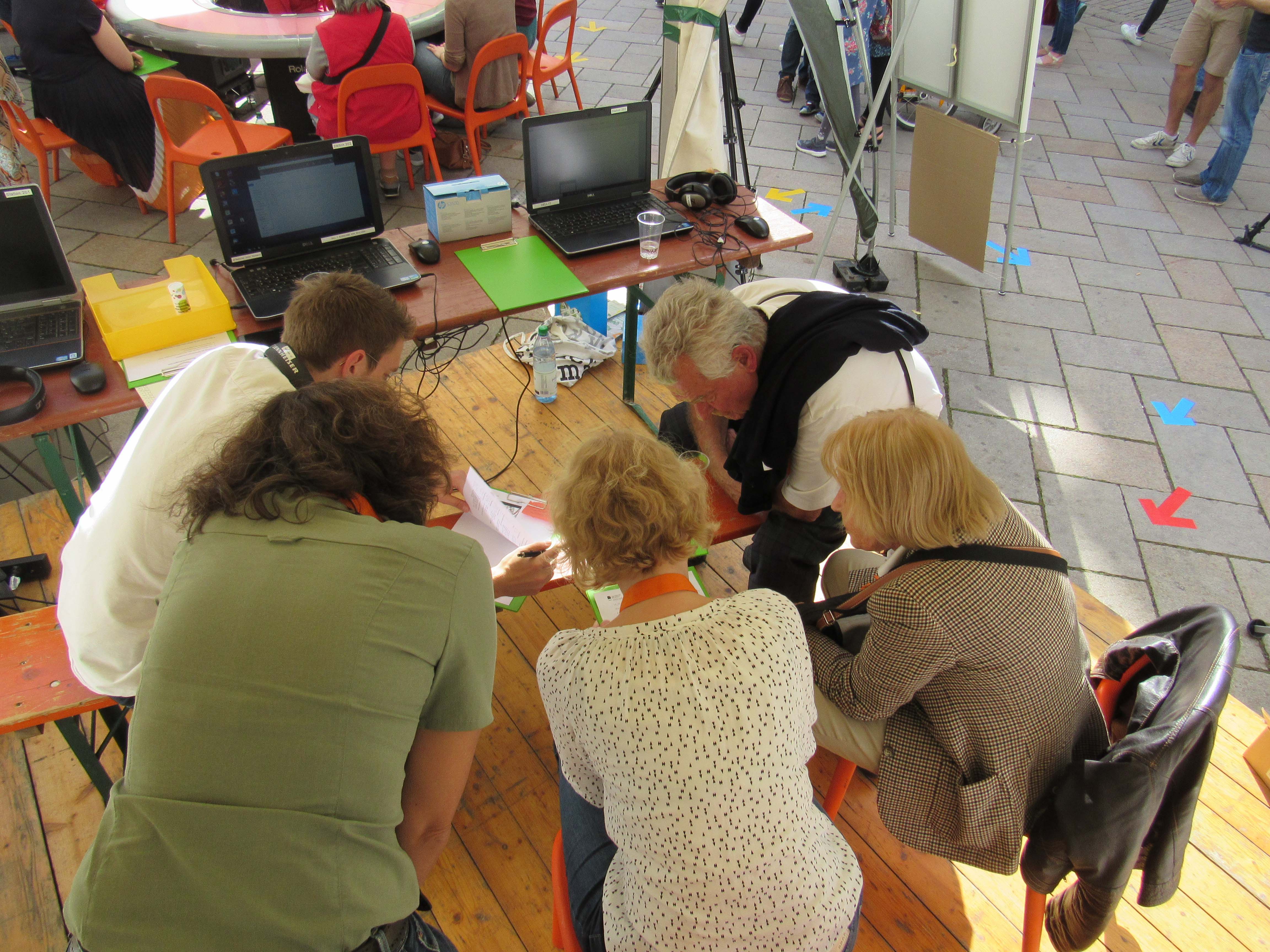 Plauderlabor im Rahmen des Uni.Stadt.Festes