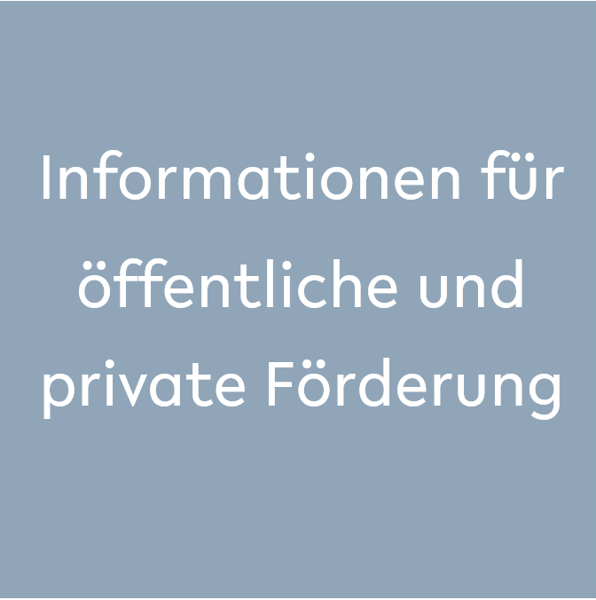 Kachel Informationen Förderung