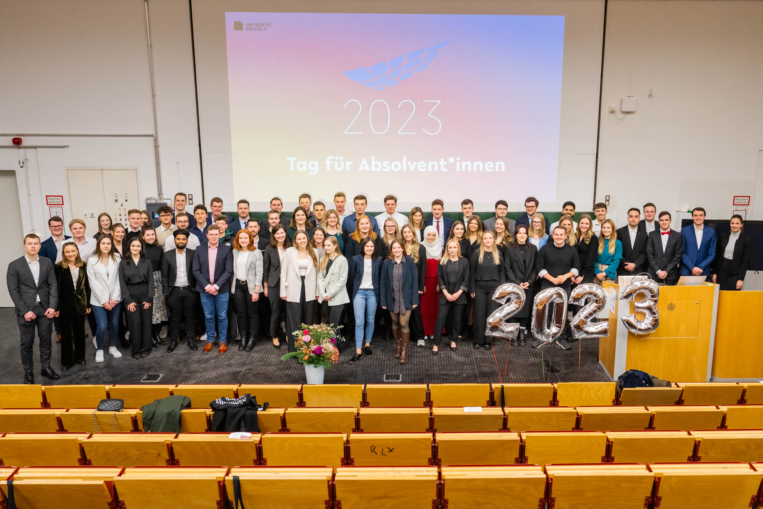 Gruppenbild Fakultätsfeier Wirtschaftswissenschaften