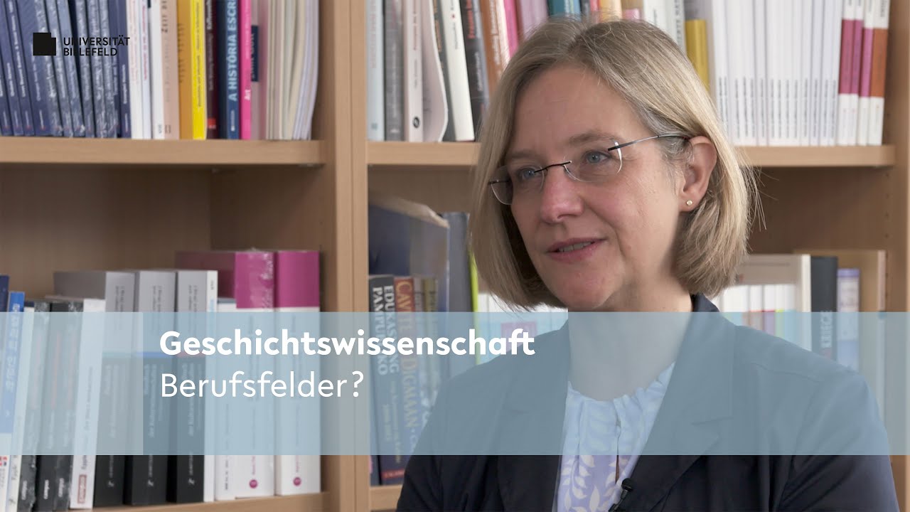 Prof. Dr. Angelika Epple über klassische und neuere Berufsfelder für Absolvent*innen der Geschichtswissenschaft.