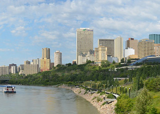 River Valley in Edmonton