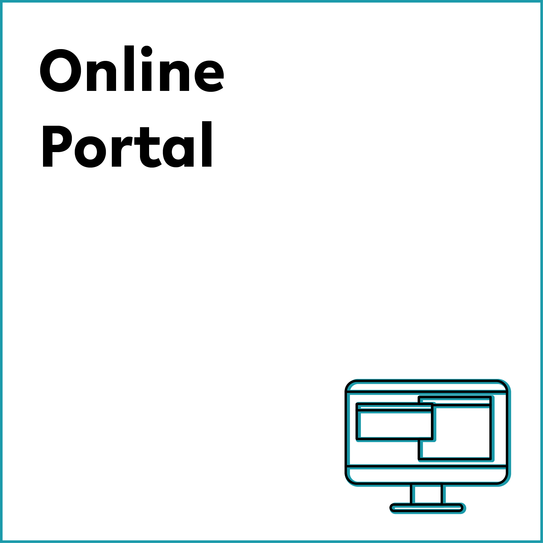 Icon mit Desktop-App fr Online Portal